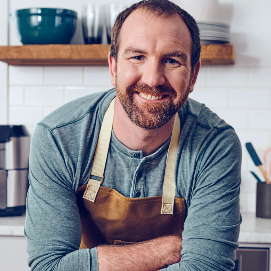 Portrait of author Chef Nick Evans
